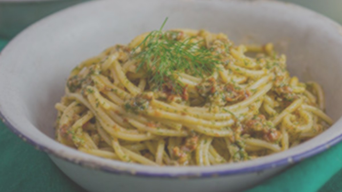 Pâtes au pesto de fenouil à la sicilienne – Recettes Vegan